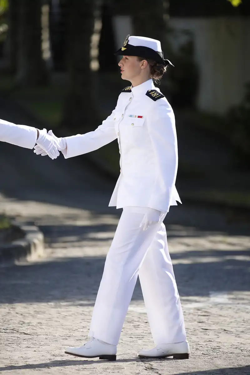 La Princesa Leonor en la Escuela Naval Militar de Marín