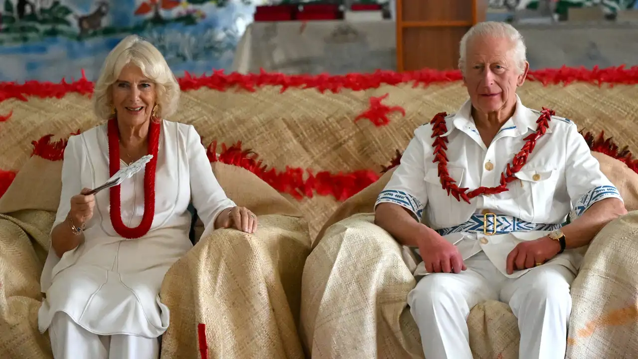 Carlos III y Camilla en Samoa