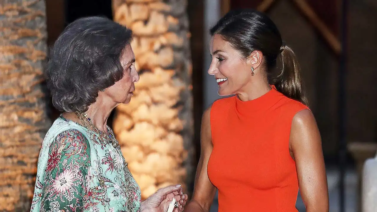 La Reina Letizia y la Reina Sofía en Mallorca