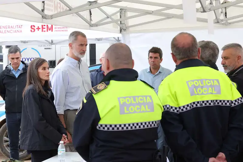 Los Reyes Felipe y Letizia en Valencia tras la DANA