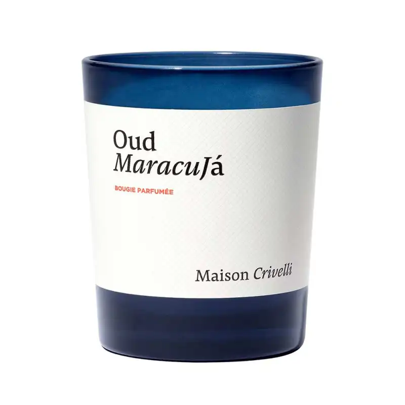 Oud Maracujá Scented Candle de Maison Crivelli en Isolée 65 euros