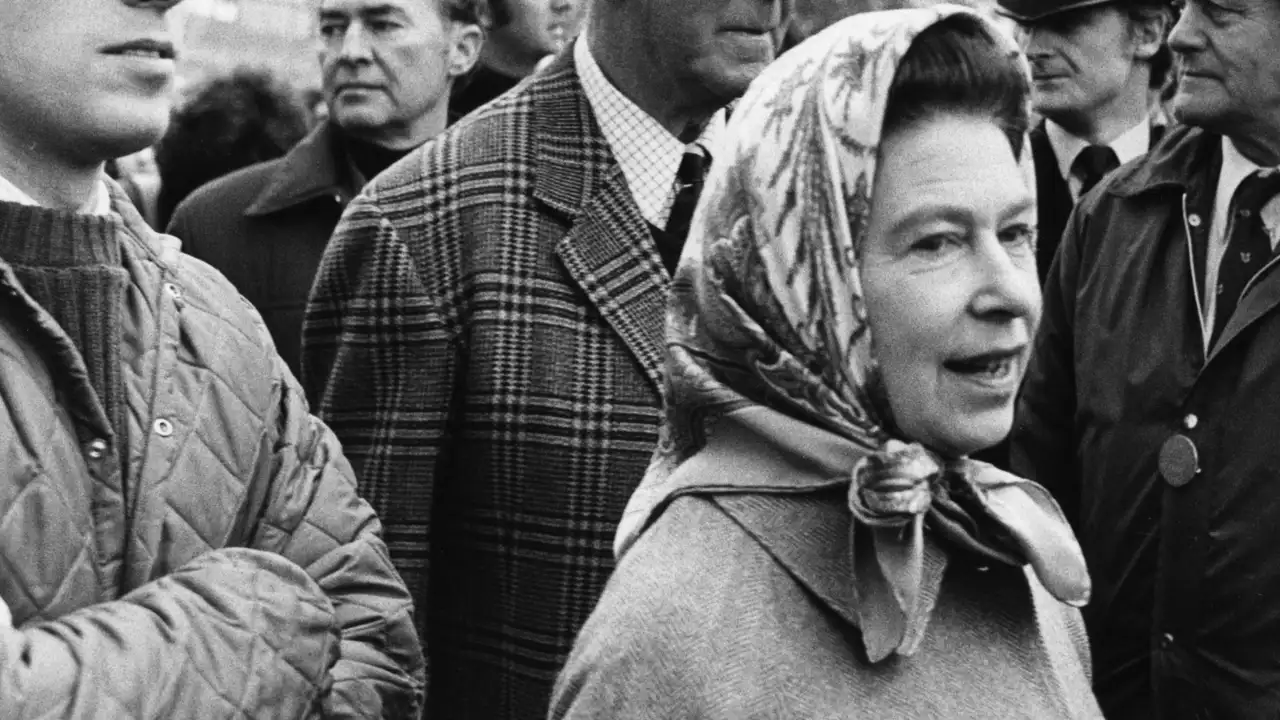 La Reina Isabel II en un acto en 1979