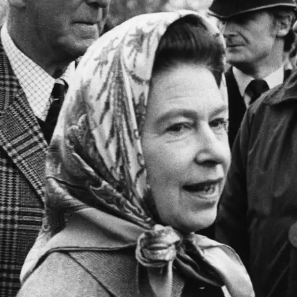 La Reina Isabel II en un acto en 1979