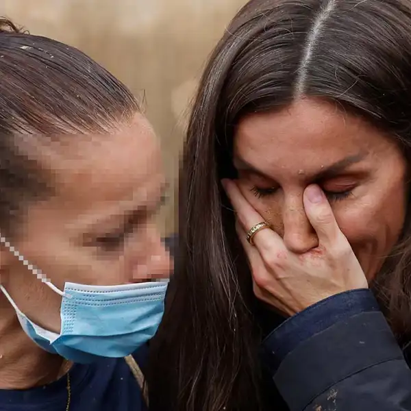 La Reina Letizia llora en Valencia