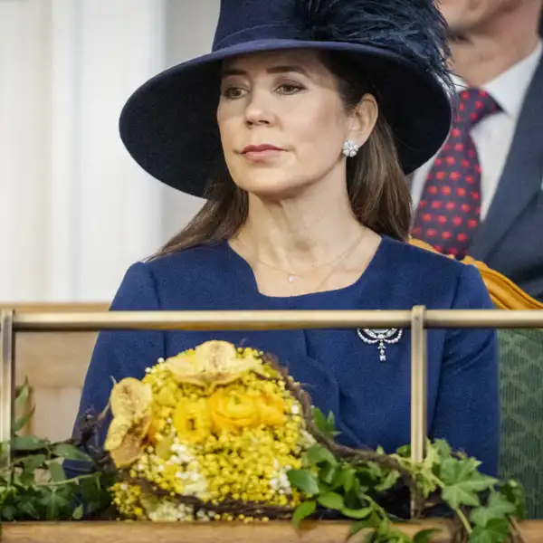 Mary de Dinamarca, en su primer acto como Reina. 