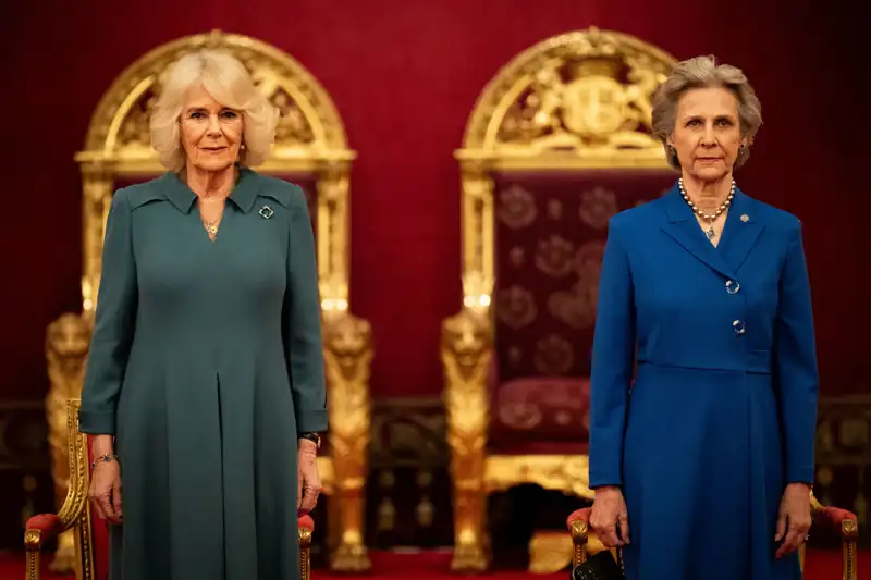 La Reina Camilla junto a la duquesa de Gloucester