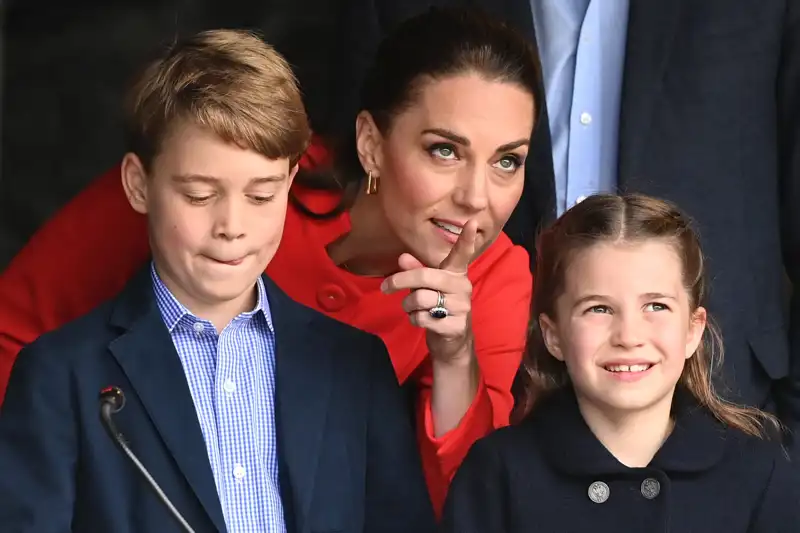 Kate Middleton con sus hijos