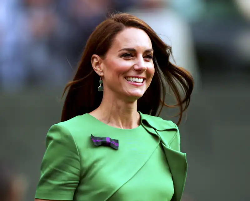 Kate Middleton muy sonriente