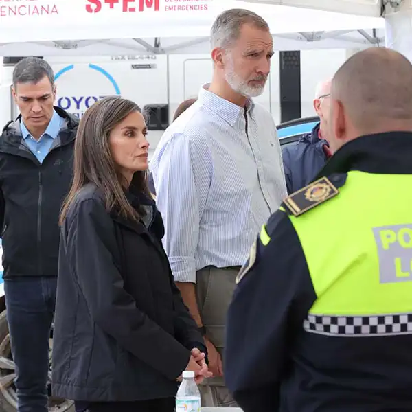 Los Reyes Felipe y Letizia en Valencia tras la DANA