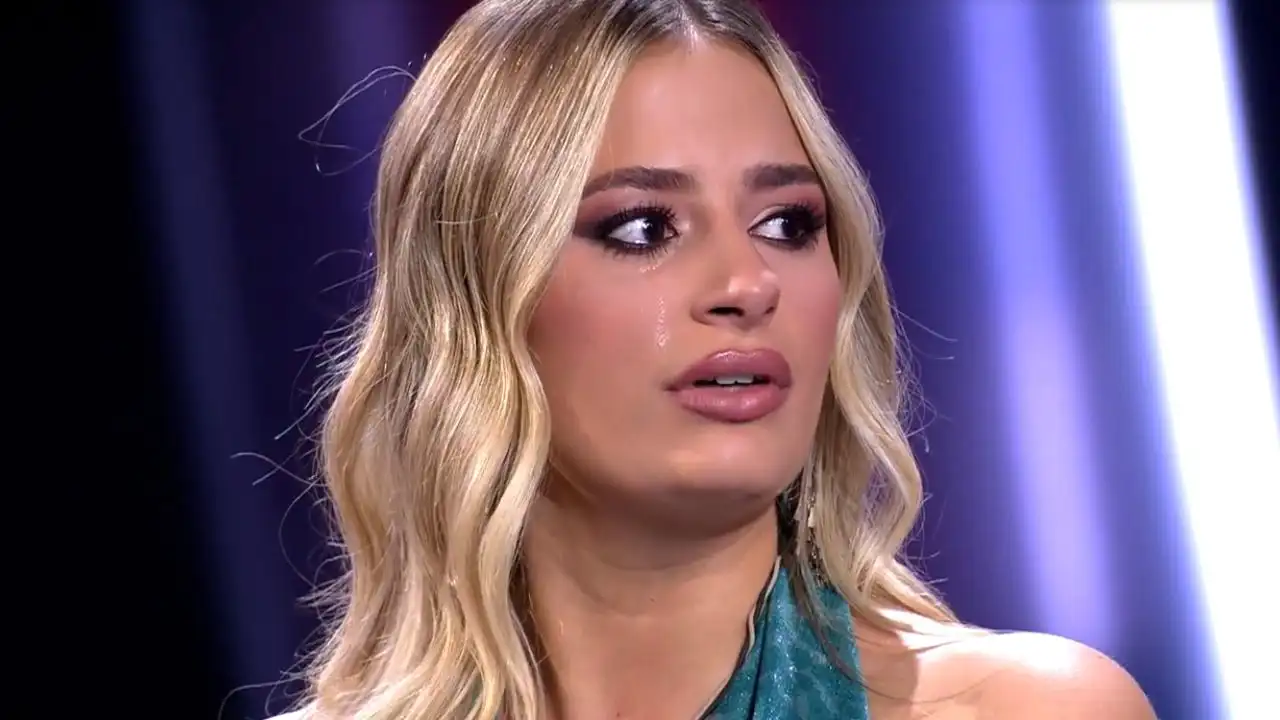 Laura llorando en el plató de 'Gran Hermano'