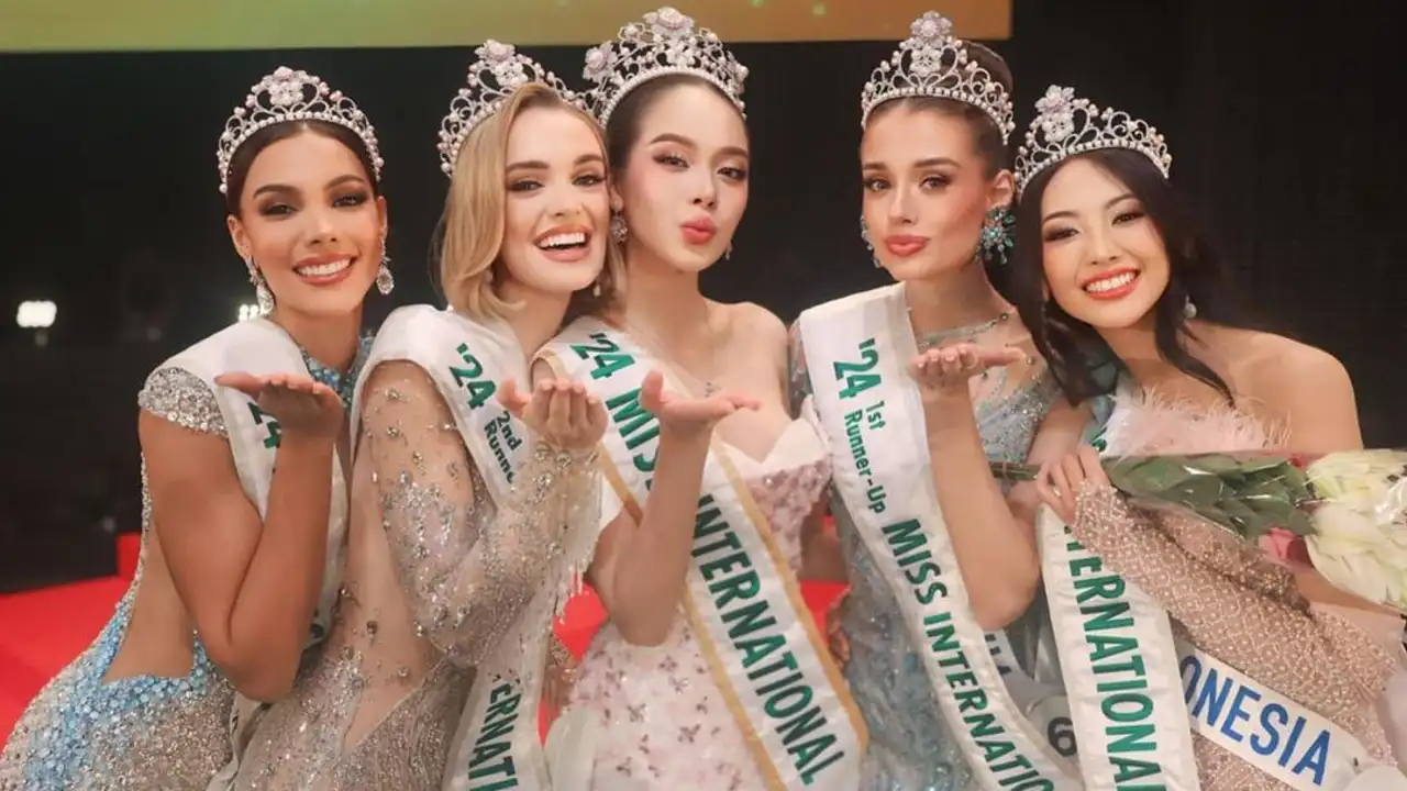 La española Alba Pérez,  2ª Dama de Honor en el certamen Miss International 2024