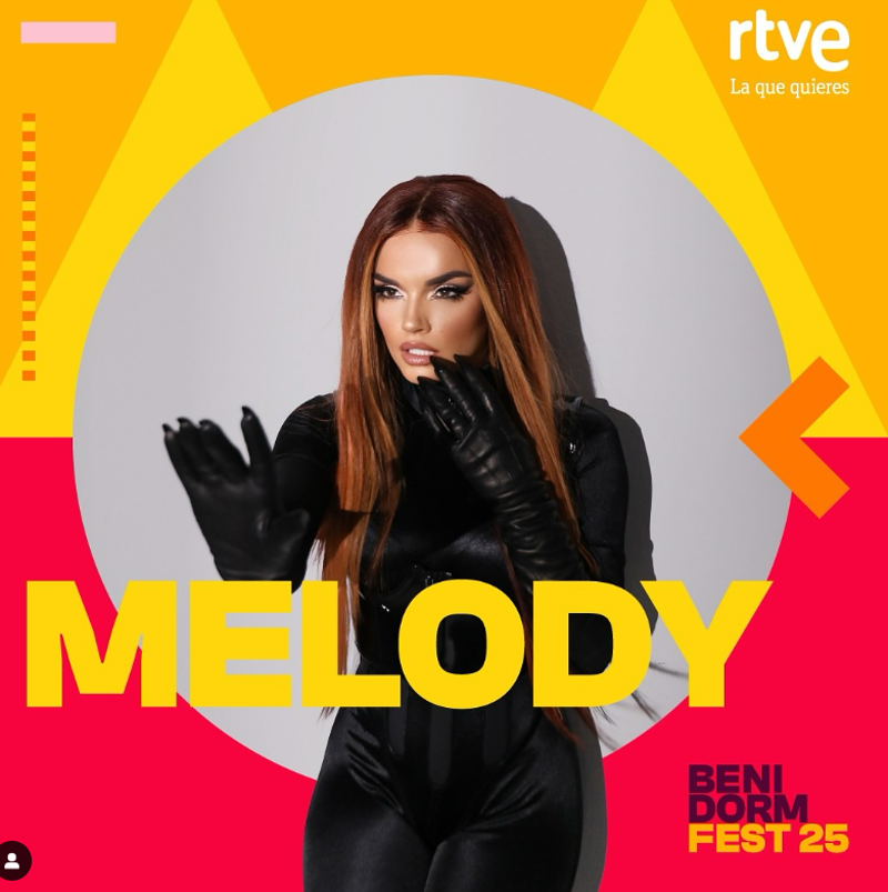 Melody participará en el Benidorm Fest