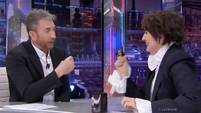 Pablo Motos y Silvia Abril en 'El Hormiguero'