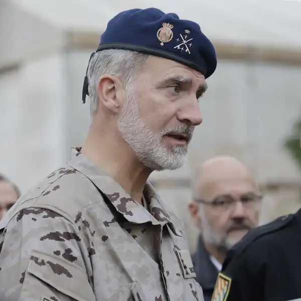 Rey Felipe VI, en su último acto en Valencia. 