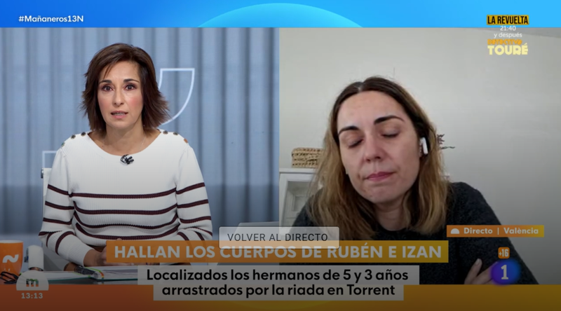 Adela González entrevista a la tía de Rubén e Izan