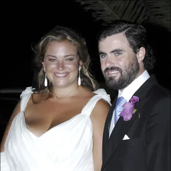 Caritina y Antonio Matos el día de su boda