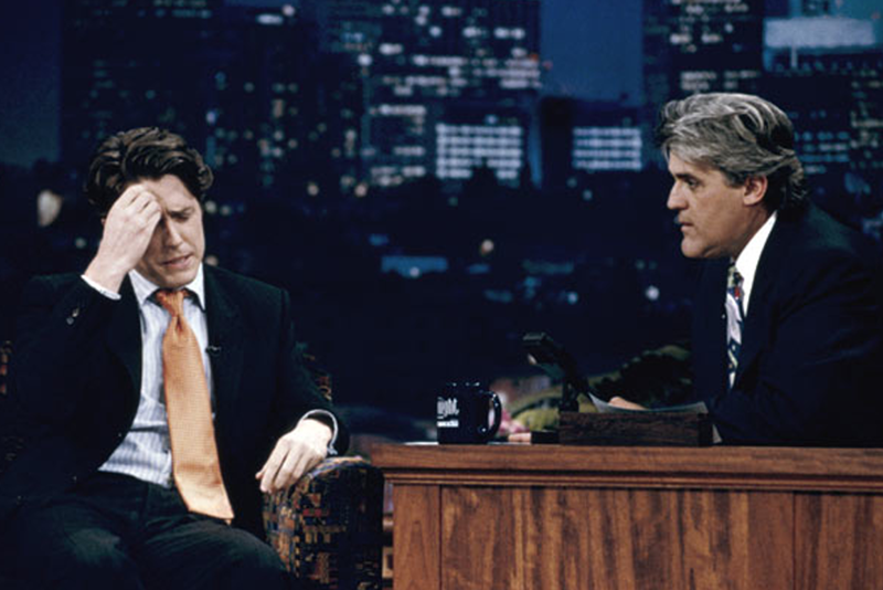 today in tv history jay leno hugh grant