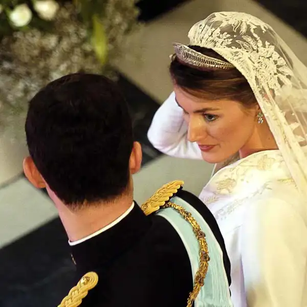 El vestido de novia de Letizia