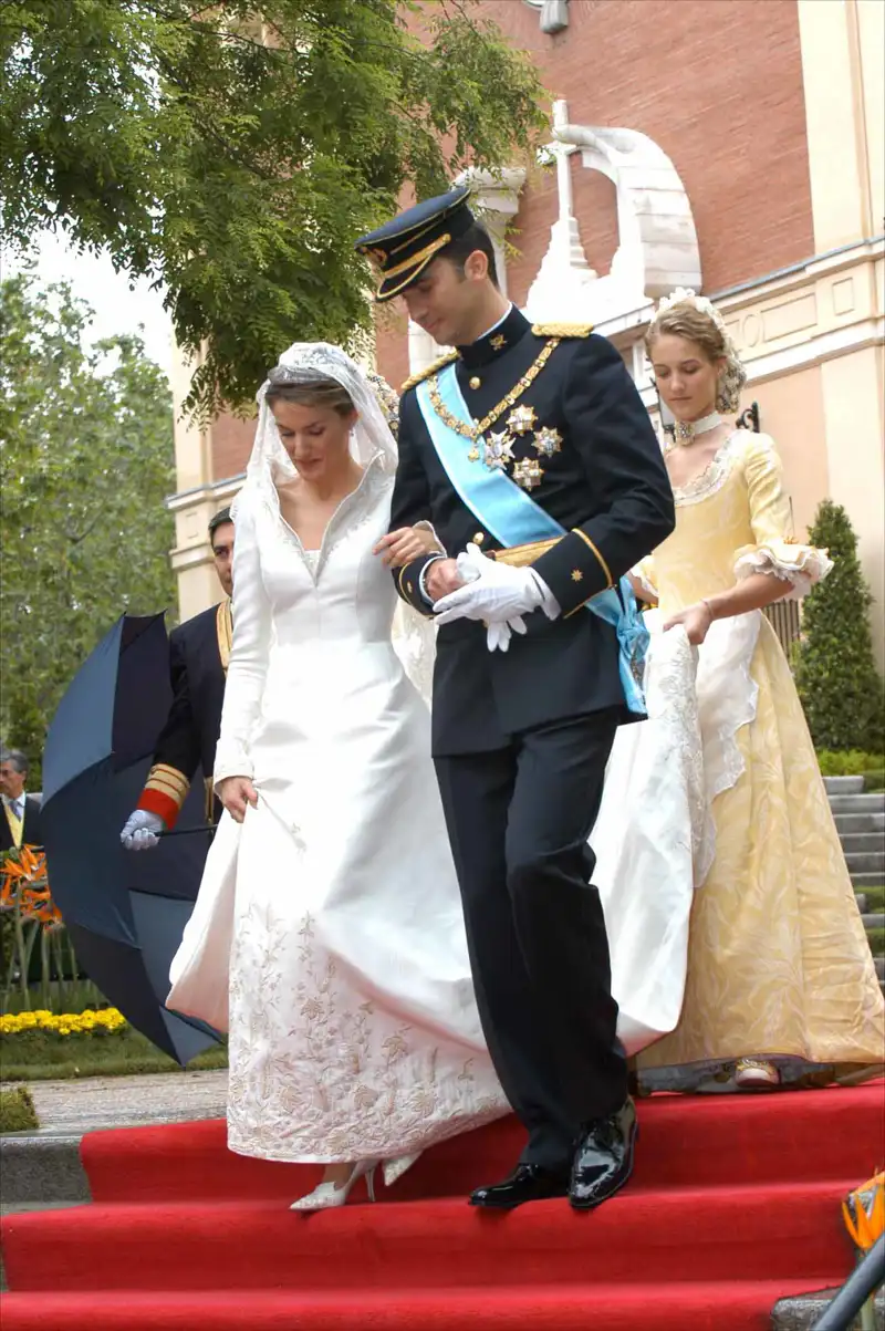 El vestido de novia de Letizia