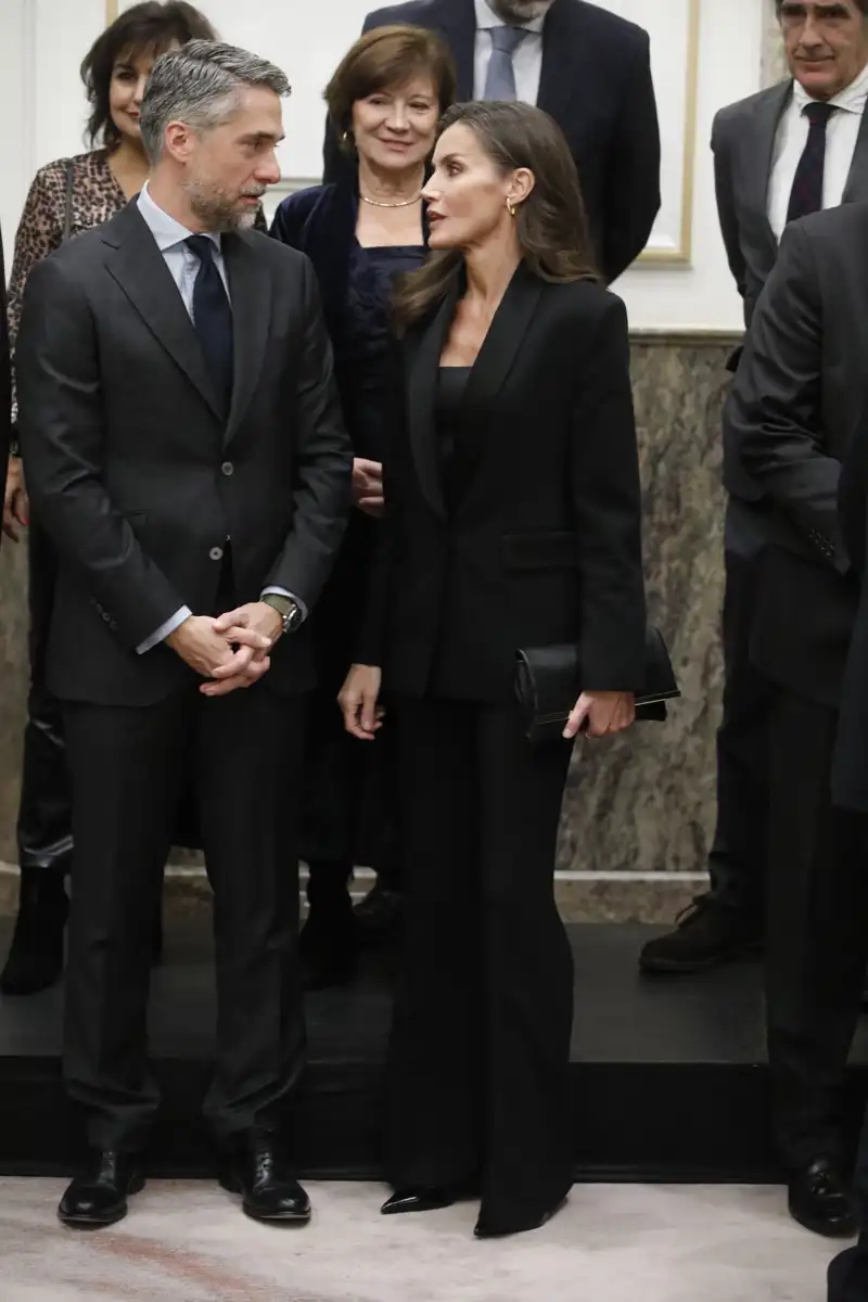 La Reina Letizia junto a Carlos Franganillo