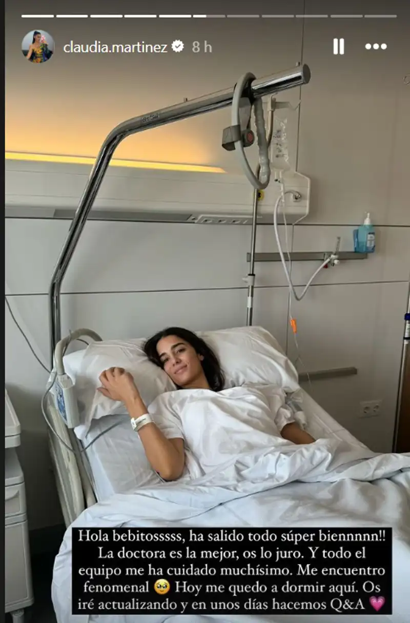 Claudia Martínez, de Supervivientes 2024' hace saltar las alarmas tras ser ingresada en el hospital