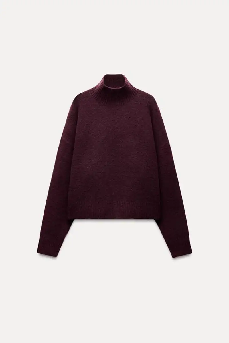 Jersey básico punto soft de Zara 27,95 euros