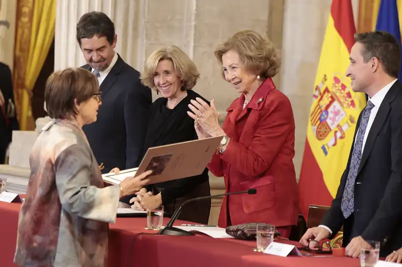 La Reina Sofía en la entrega del Premio de Poesía Iberoamericana