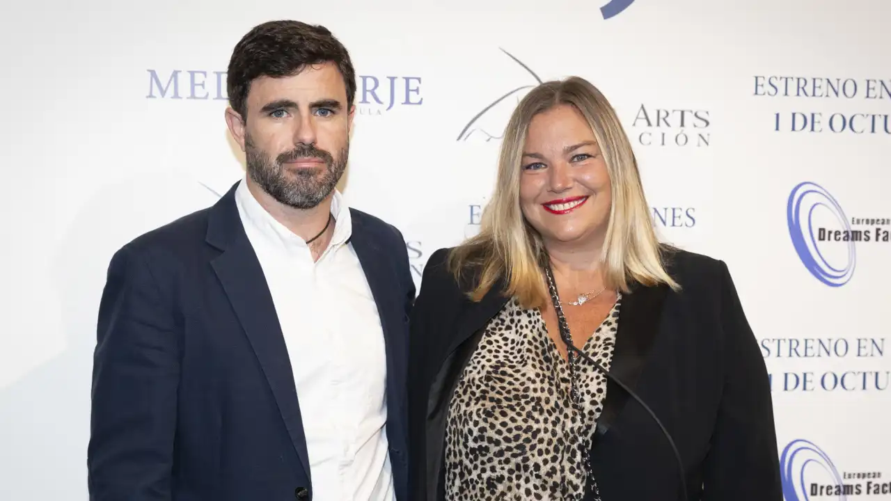 Antonio Matos y Caritina Goyanes en un photocall