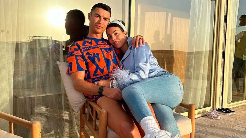 Georgina Rodríguez y Cristiano Ronaldo, en una foto de archivo.