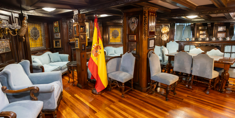 Cámara del Comandante del Juan Sebastián Elcano