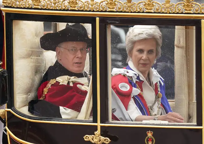 La duquesa de Gloucester junto a su marido, el Príncipe Ricado