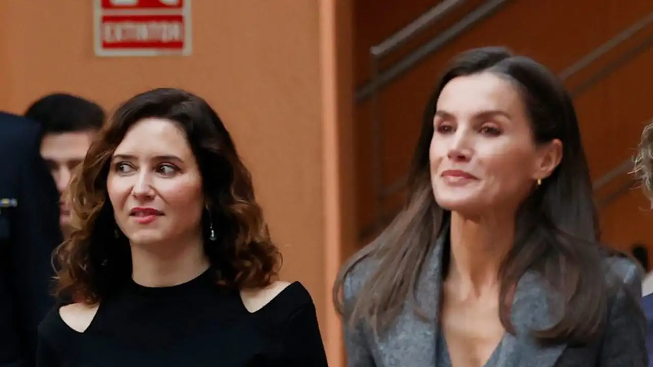 La Reina Letizia y Ayuso coinciden en Madrid