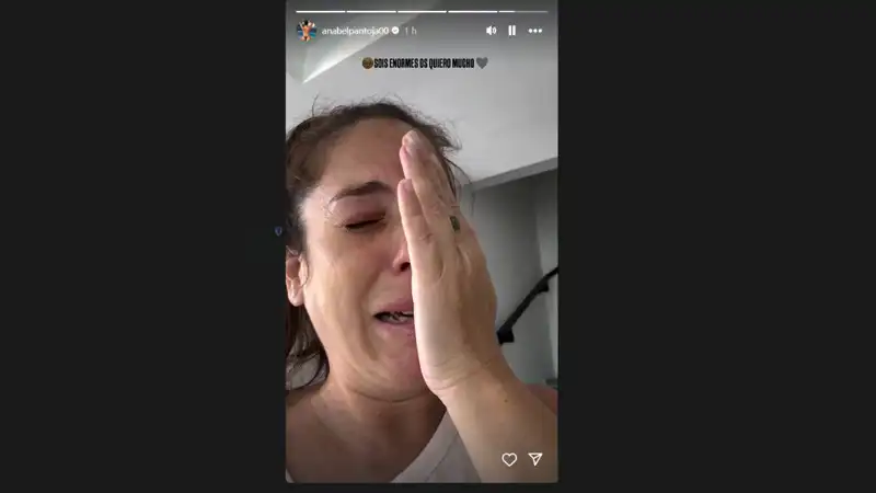 Anabel Pantoja reaparece llorando tras ser mamá