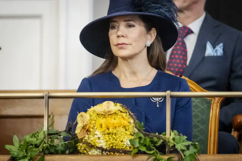 Mary de Dinamarca, en su primer acto como Reina. 