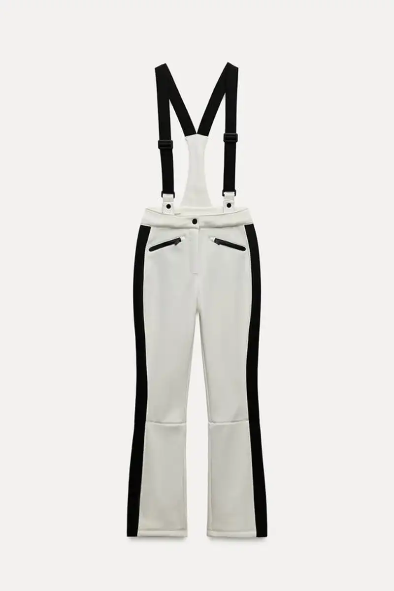 Pantalón flare water and wind protection Recco Technology Ski Collection de Zara 79,95 euros