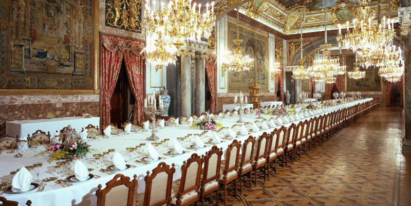 Comedor de gala del Palacio Real