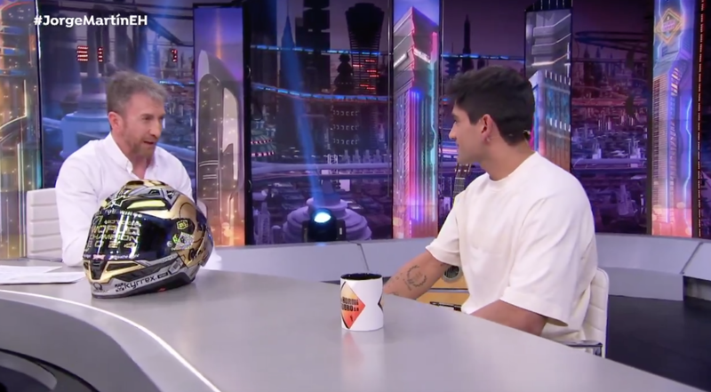 Pablo Motos y Jorge Martín en 'El Hormiguero'