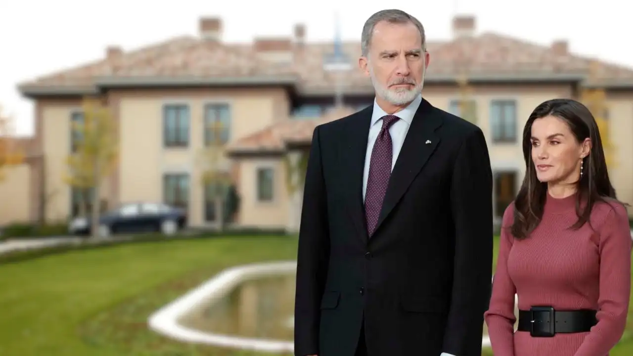 Letizia y Felipe en el Pabellón del Príncipe