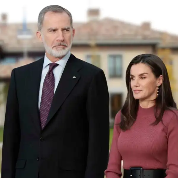 Letizia y Felipe en el Pabellón del Príncipe