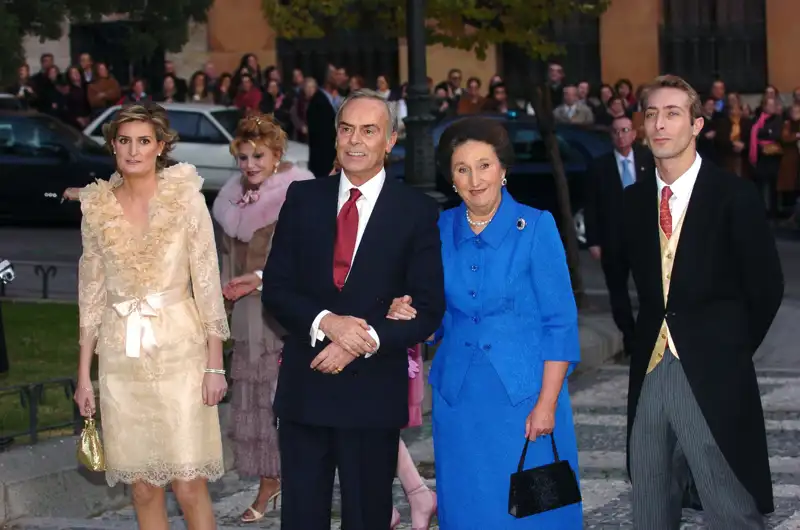 Carlos Zurita y la Infanta Margarita de Borbón