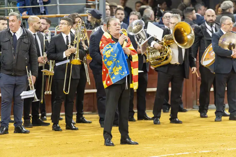 El cantante Francisco en la plaza de Vistalegre