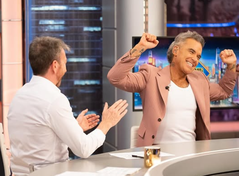 Robbie Williams en 'El Hormiguero'