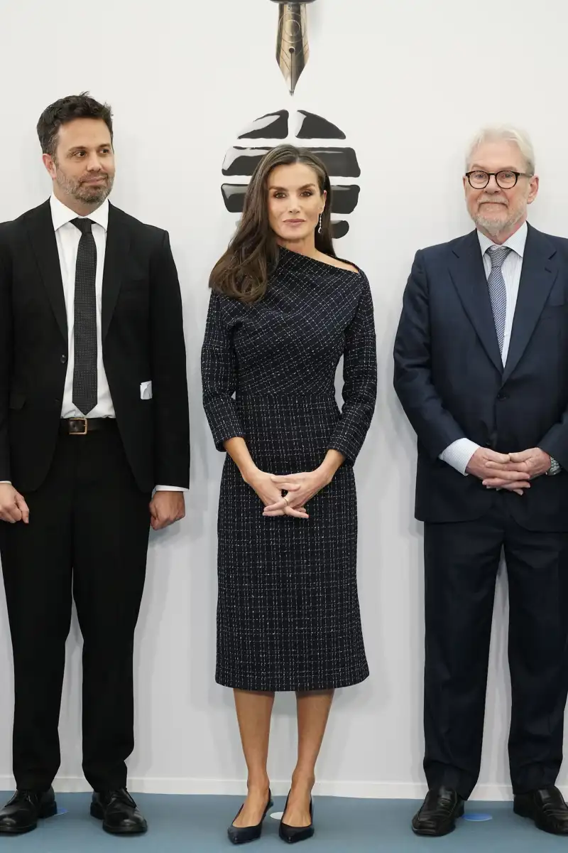 La Reina Letizia de estreno: vestido de tweed asimétrico y su bolso más todoterreno en los Premios de 'El Mundo' 