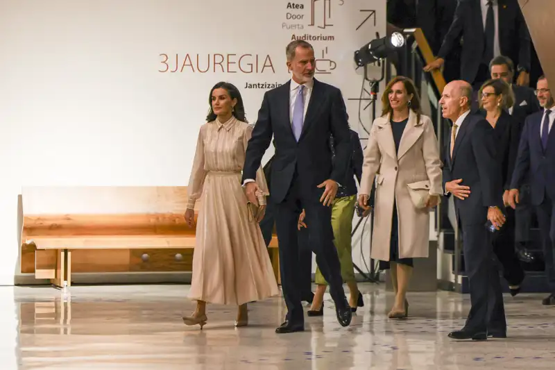 Los Reyes Felipe y Letizia en el Euskalduna de Bilbao
