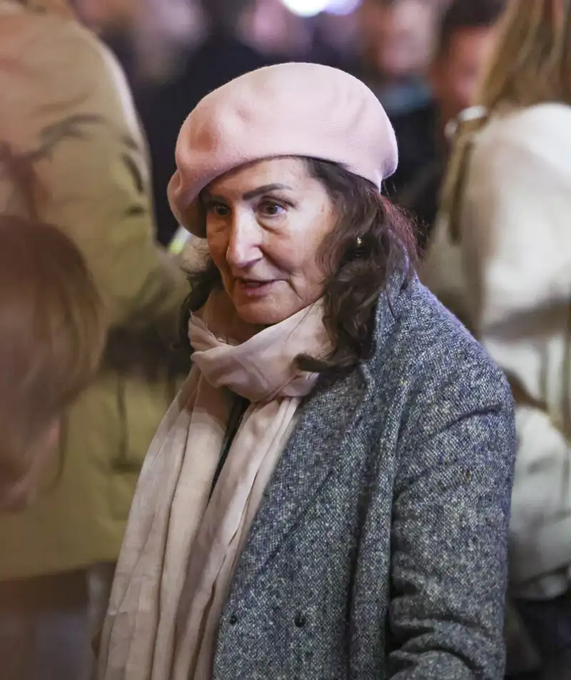 Paloma Rocasolano, en el encendido de la Navidad de Madrid. 