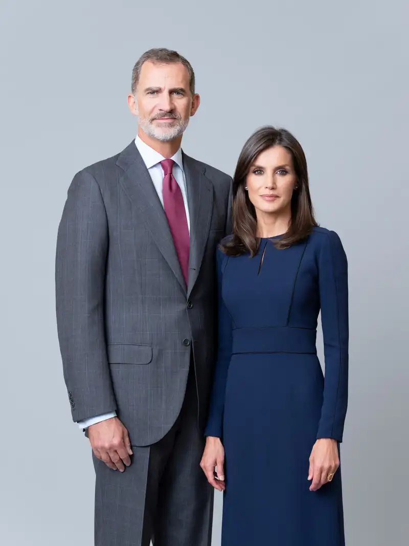 Posado oficial de los Reyes Felipe y Letizia 