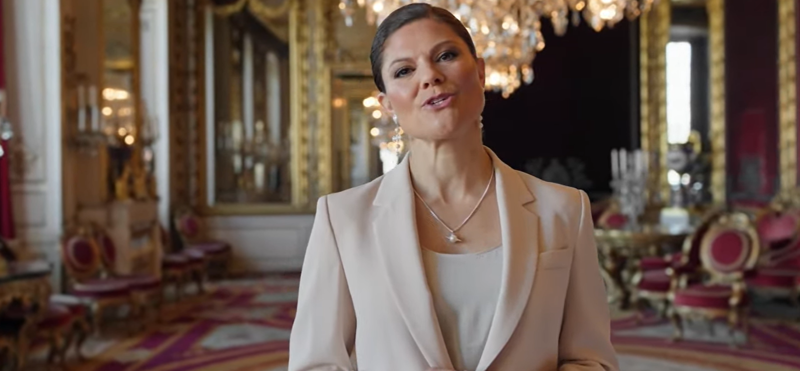 Victoria de Suecia, fiel a Eurovisión, da la bienvenida a los eurofans y a los artistas en un vídeo desde Palacio Real