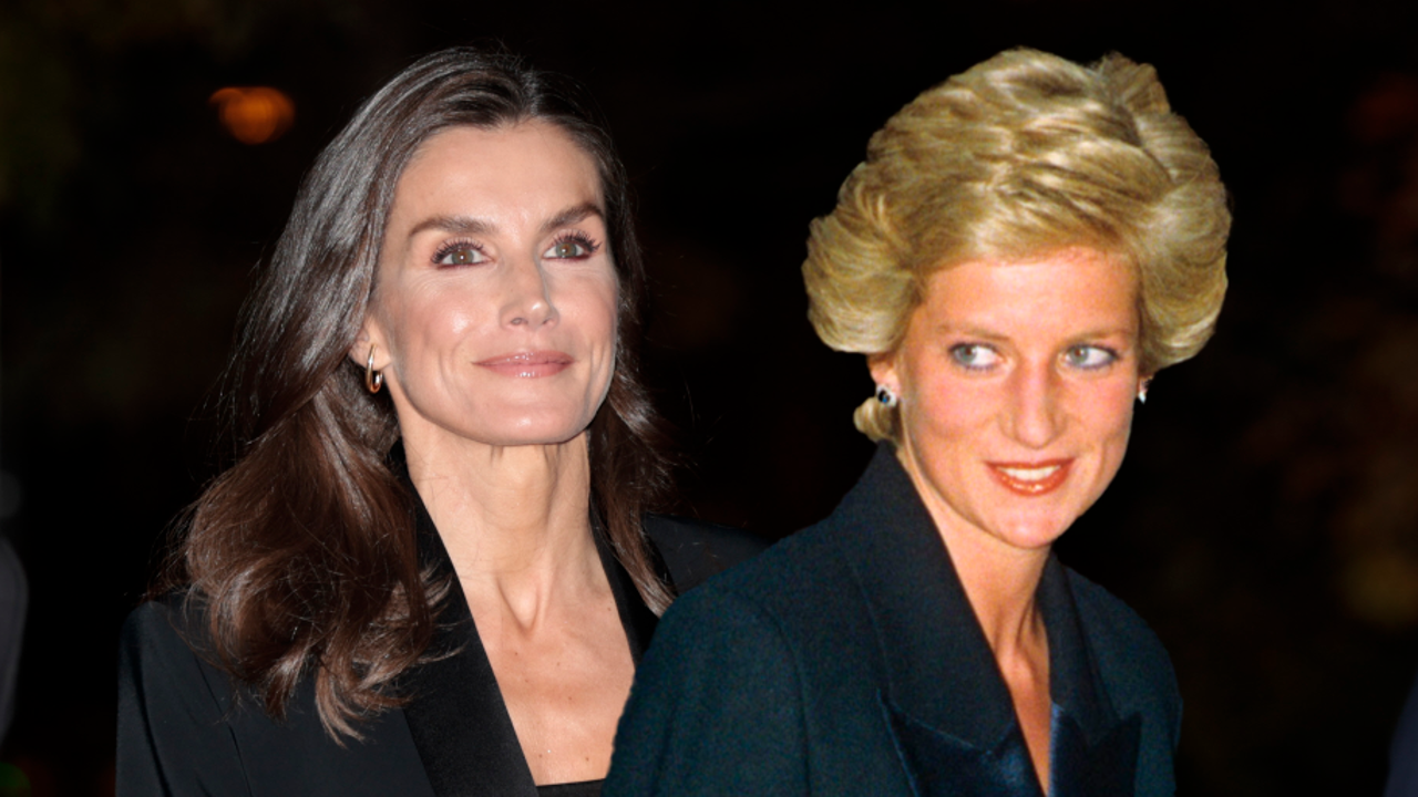 La Reina Letizia y la Princesa Diana de Gales