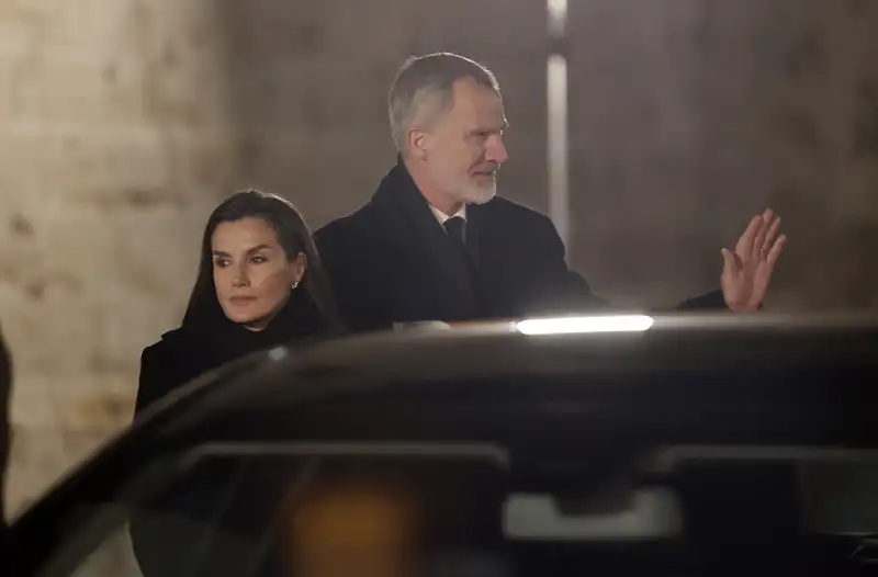 Los Reyes Felipe y Letizia a su llegada a la Catedral de Valencia