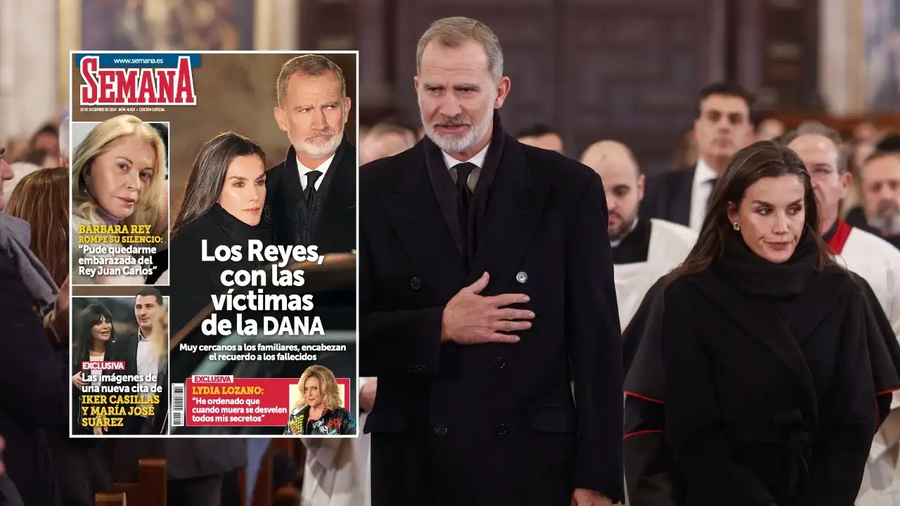 Los Reyes, con las víctimas de la DANA en la portada de SEMANA